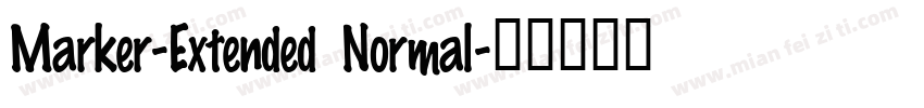 Marker-Extended Normal字体转换